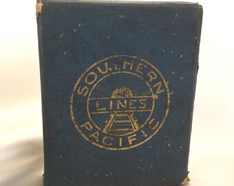 Vintage Southern Pacific Lines Boxed Playing Card Set