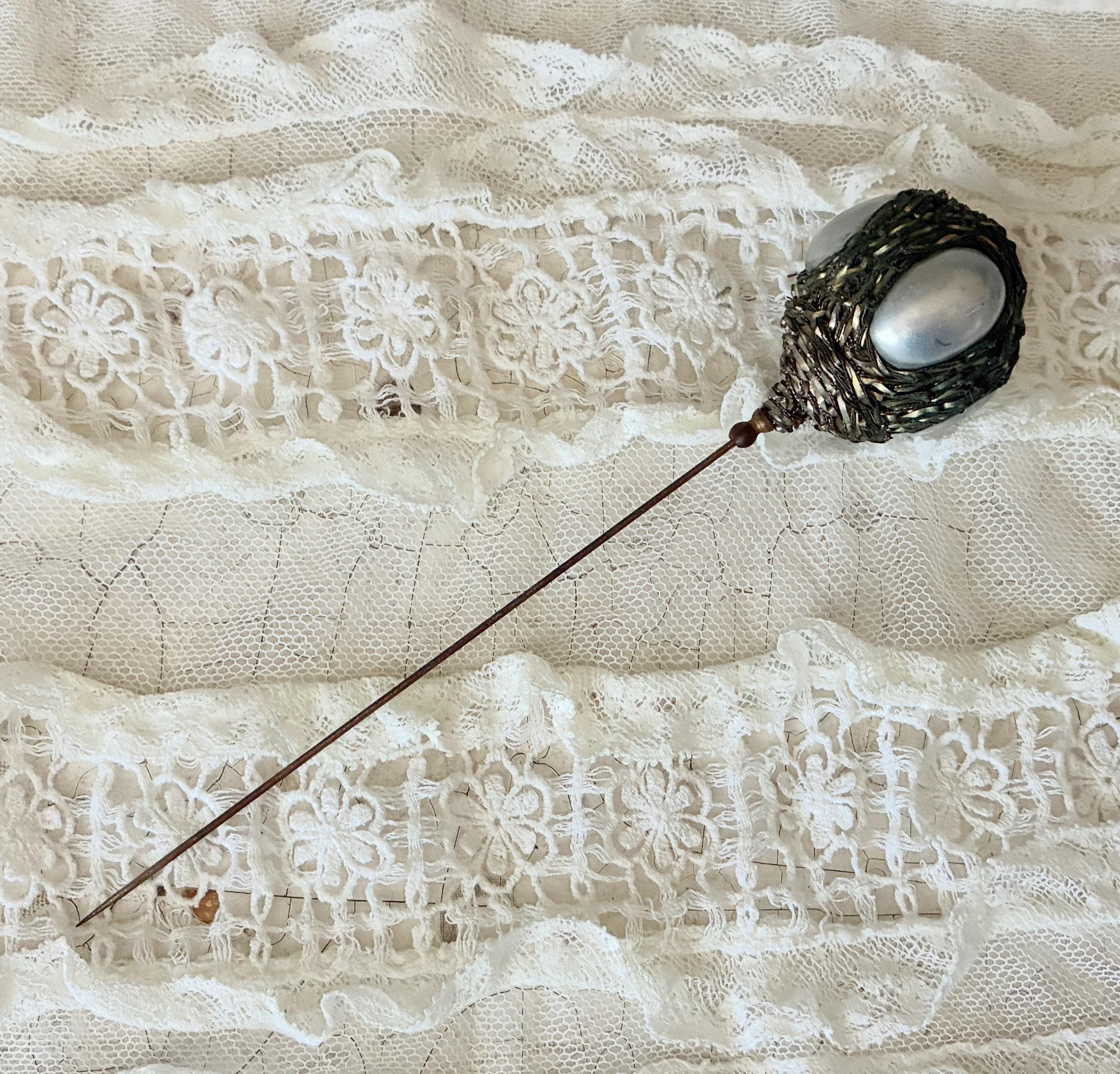 Antique Victorian Pearl Stick Pin - Etsy