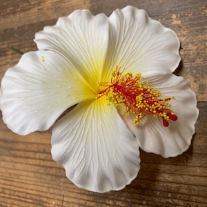 Foam 4.5” HIBISCUS flower hair pick