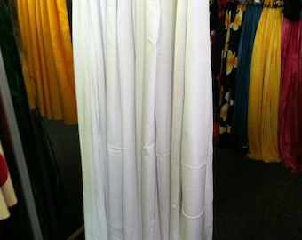 PREMIUM WHITE pareu - a thicker rayon HALF sized