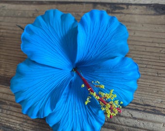 Foam 4.5” HIBISCUS flower hair pick