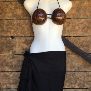 Teen & Adult Coconut Bra Brassiere for Tahitian and Cook Islands