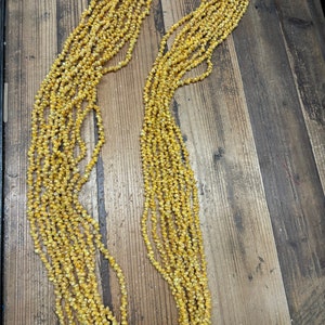 Long Mongo Shell Long Lei 60&quot; YELLOW