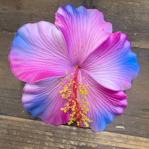 Foam 4.5” HIBISCUS flower hair pick