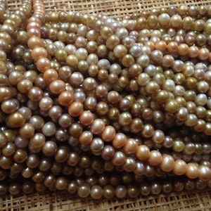 Fresh Water Brown Pearl Strand