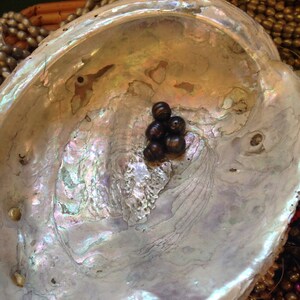 Big Lumpy Black Fresh Water Pearls 5 image 2