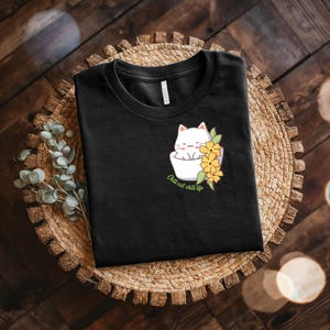 Kawaii Cat Tee, Chill Cat Chill Life Unisex Cotton T-Shirt | Cat Lover&#39;s Gift, Casual Cute Kitty Fashion, Funny Cat Shirt, Cool Cat Design