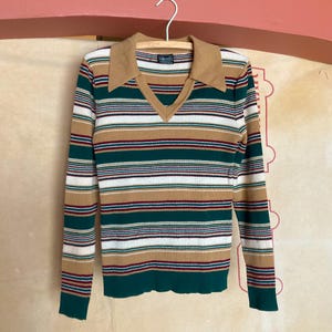 70&#39;s Striped Sweater
