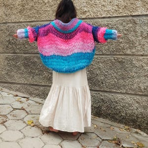 手編みのレディース軽量ポンチョ - Etsy 日本
