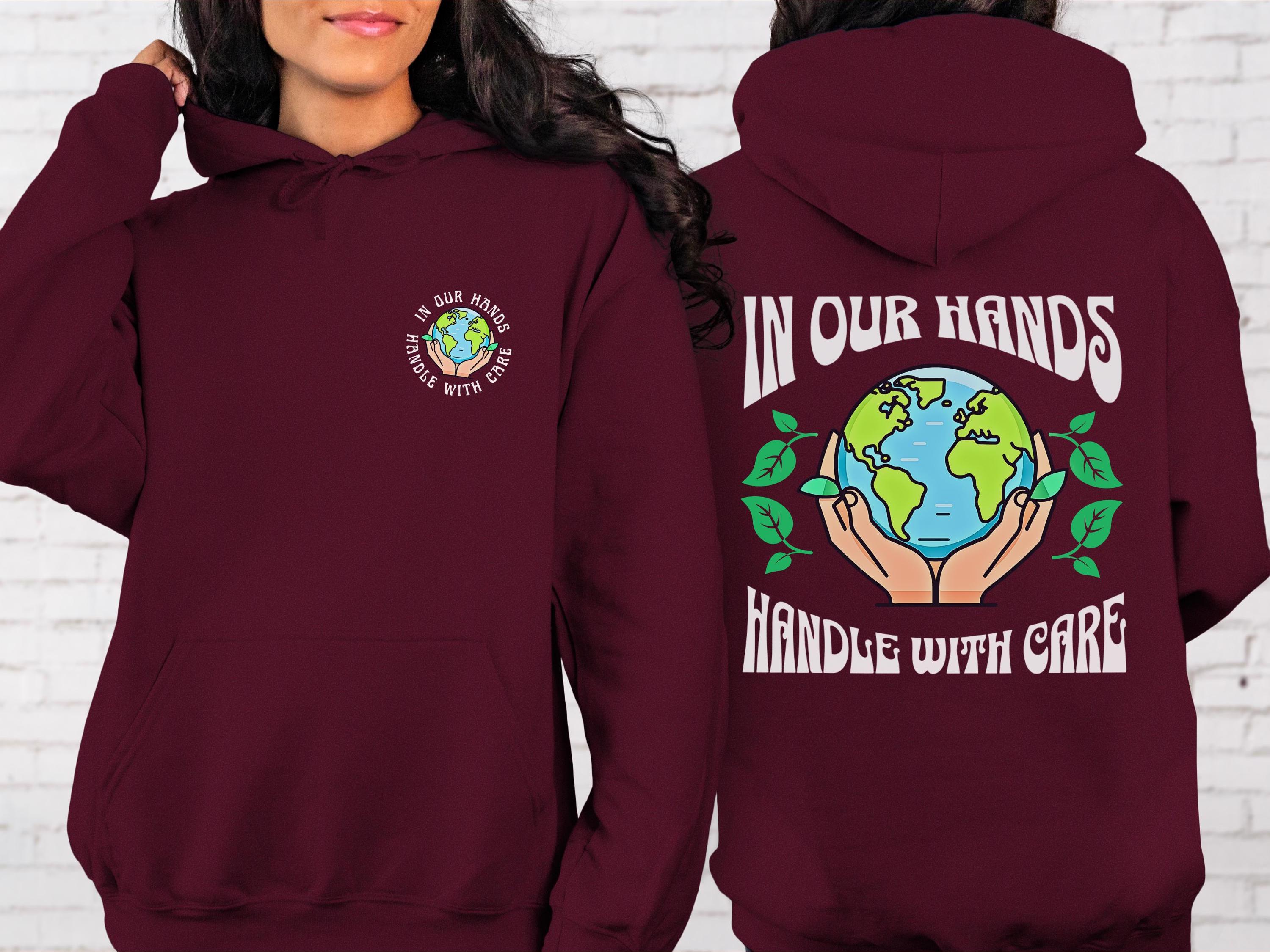 トップス HANDLE WITH CARE LABEL HOODIE GREEN Handle With Care Hoodie - Etsy