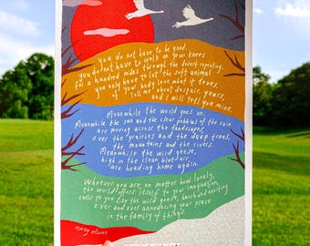 Wild Geese Art Illustration Print