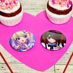 Needy Streamer Overload / Needy Girl Overdose 58mm pin badge Denpa Horror
