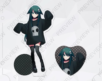 Saya no Uta Holographic Acrylic Stand & Badge Horror Visual Novel (Pre-Order)