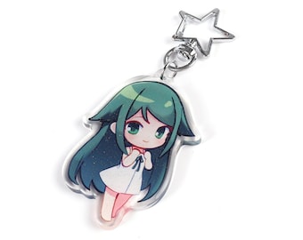 Horror/Denpa Saya no Uta Glitter Acrylic Keychain 2.5” | Visual Novel | Horror PRE-ORDER