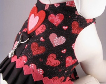 Dog Harness Vest "Party Hearts"