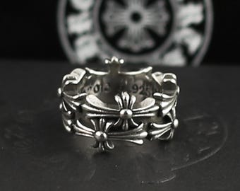 Vivienne Westwood Silver Plated ISMENE RING With Purple