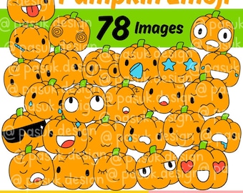 Pumpkin Emoji Clip Art Emotions Face Clipart