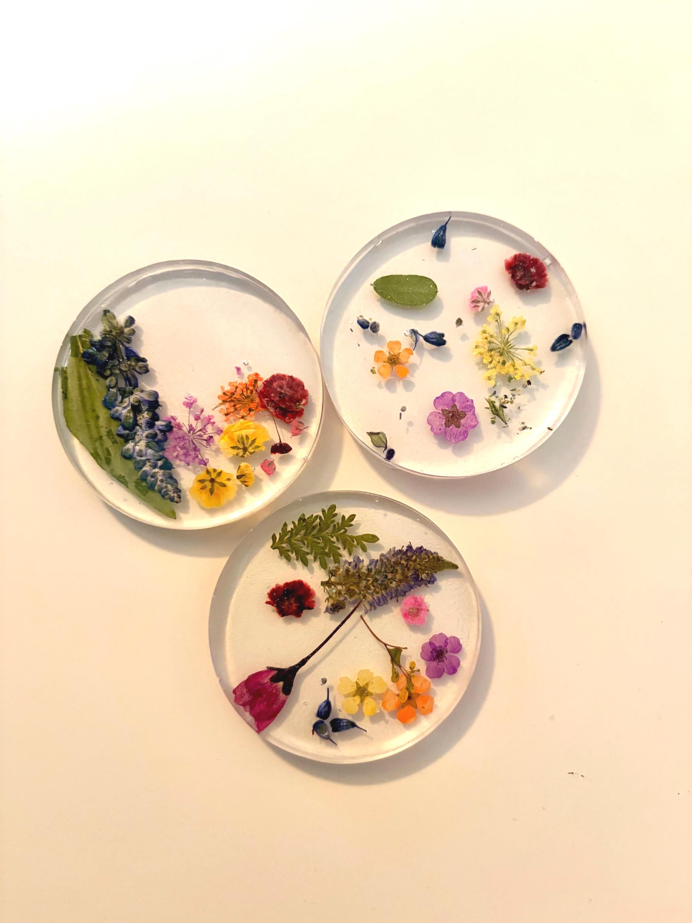 Paperweight Custom Custom Resin Paperweight: Real Pressed Flowers, Personalized Gift - Etsy
