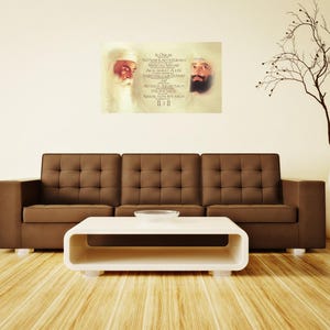 Guru Nanak Dev Ji | Guru Gobind singh Ji | Mool Mantar | Canvas | Sikh Canvas | Punjabi Gifts | Sikh culture