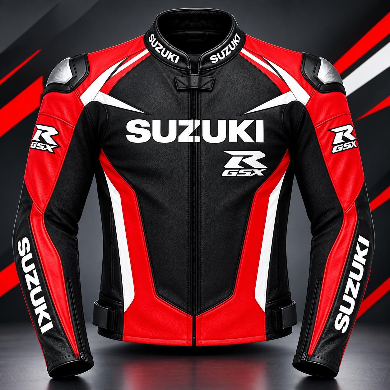 Suzuki Leather Jacket - Etsy