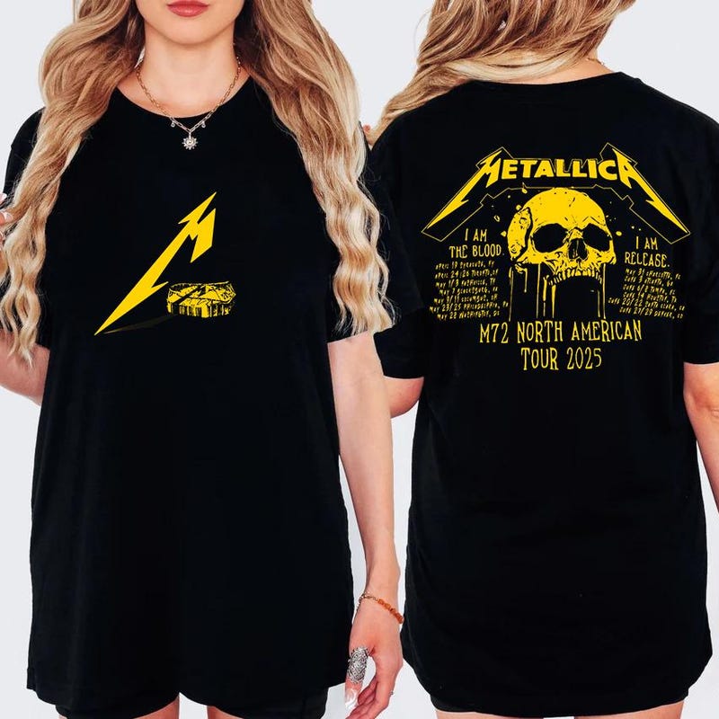Metallica M72 Tour Clothing - Etsy
