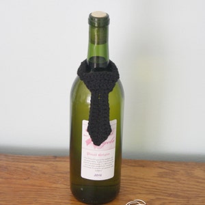 Necktie Bottle Topper, Tie Bottle Decoration, Bar Decor, Adult Gift, Men, Women, Holiday Gift, Birthday, Anniversary, Kitchen Accessory