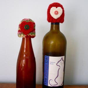 Wine Bottle Toppers, Hearts, Romance, Adult, Gift, Valentine's Day, Women, Wedding, Bridal Shower, Holiday, Christmas, Love, Bar, Booze image 4