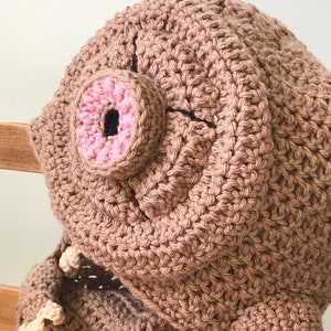 Tardigrade Hat, Crochet, Beanie, Water Bear, Moss Piglet, Accessories, Clothing, Costume, Gift, Men, Women, Boys, Girls, Halloween, Animal image 3