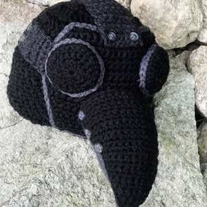 Plague Doctor Mask Hat, Crochet Beanie, Halloween Costume, Plague Costume, Men, Women, Boys, Girls, Christmas Gift, Cosplay, Baby, Gag Gift