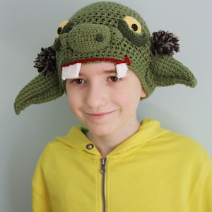 Goblin Hat, Orc Hat, Troll Hat, Alien Hat, Ogre Hat, Creature Hat, Halloween Costume, Syfy Costume, Men Women Children Clothing, image 2