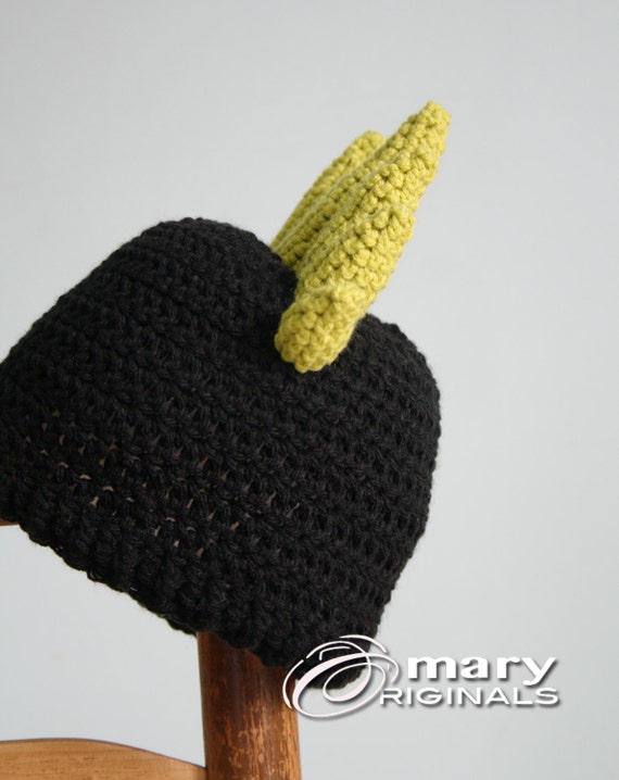 Spiked Mohawk Hat, Crochet Beanie, Punk Hat, Punk Rock, Boy's