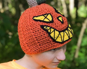 Jack-o-lantern Hat, Pumpkin Hat, Crochet, Beanie, Halloween, Costume, Men, Women, Boys, Girls, Baby, Clothing, Accessories, Scary, Spooky - Etsy Jack-o-lantern Hat, Pumpkin Hat, Crochet, Beanie, Halloween, Costume, Men, Women, Boys, Girls, Baby, Clothing, Accessories, Scary, Spooky - Etsy