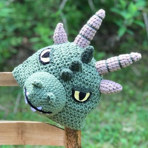 Dragon Hat, SciFi, Costume, Halloween, Crochet Beanie, Cosplay, Green Dragon, Boys, Girls, Men, Women, Clothing, Christmas, Accessories image 9