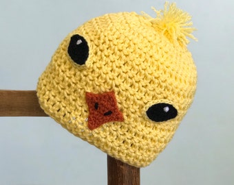 Chick Hat, Chicken Hat, Bird, Easter, Gift, Spring, Kid’s, Boys, Girls, Men, Women, Beanie, Crochet, Accessories, Baby, Clothing, Costume