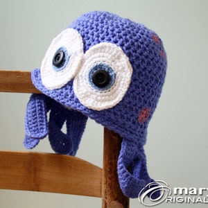 Octopus Hat, Squid Hat, Jellyfish Hat, Crochet Beanie, Funny Hat, Sea Creature, Accessories, Boy's Clothing, Girl's Clothing, Men, Women, image 5