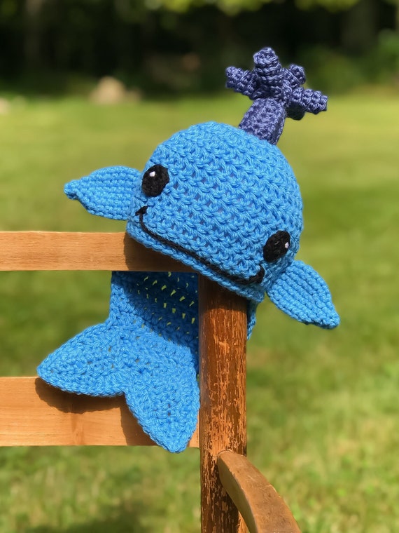 Whale Hat Crochet Beanie Fish Hat Men 