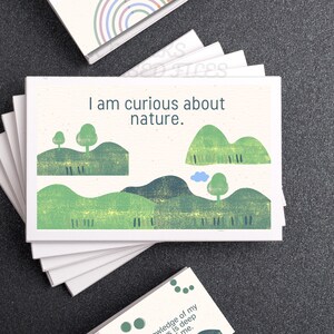Tarjetas para aliviar el estrés, tarjetas de calma pastel, paquete de mazo de conexión a tierra de atención plena para niños y adultos que incluye curación gratuita y acceso instantáneo.