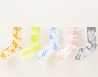 Batik-Socken aus gekämmter Baumwolle: Bunte Auswahl