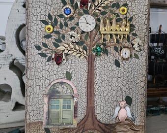 Deceased Hand Made Cat/Pet Jewelry Tree Tribute Memorial Remembrance Art