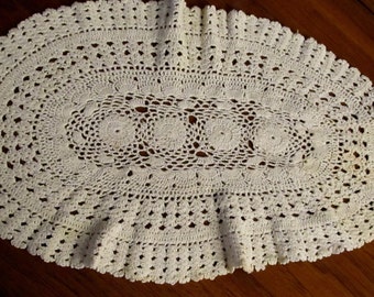 Hand Crochet Doily 1950’s -60's Vintage