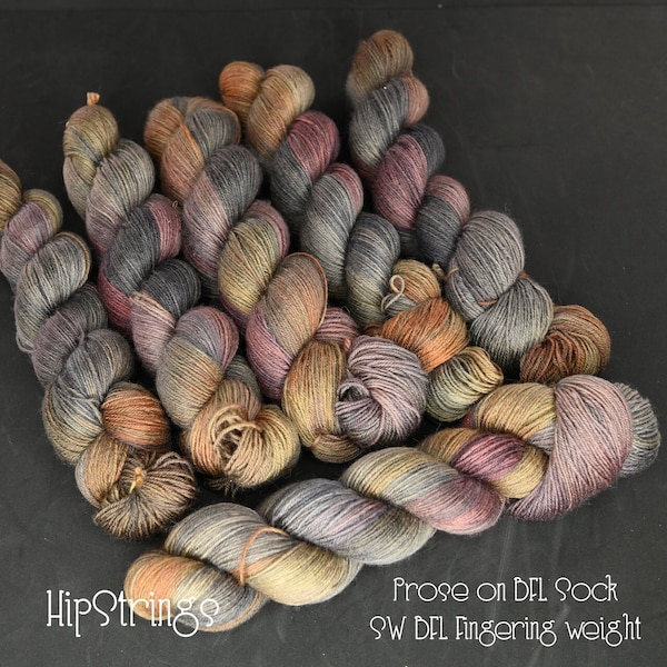 Prose on SW BFL Wool Sock Yarn - 437 yd/3.5 oz