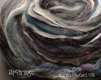 Odin Merino Shetland Silk Signature Blend Combed Top - 4 oz