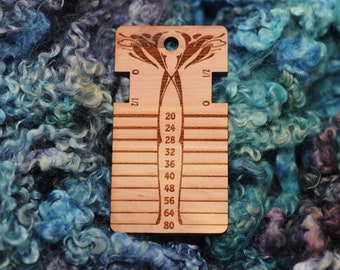 Micro Precise Spinner's Control Card - Assorted Woods