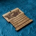 Spinners Control Card/ WPI tool - Cherry Veneer