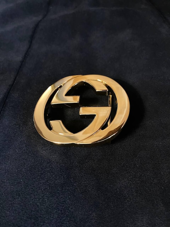 ヴィンテージ ゴールド グッチ ベルト バックル VTG GG - Etsy 日本