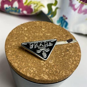 ヘアアクセサリー [PRADA] Lettering Logo Hairpin Authentic PRADA Logo Hair Pins, Set of 2 From Japan | eBay
