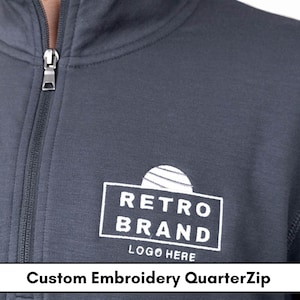 Custom Quarter-Zip Sweatshirt, Custom Bachelorette 1/4 Zip Sweatshirt, Personalized 1/4 Zip Pullover, Custom Monogram Quarter Zip Sweater