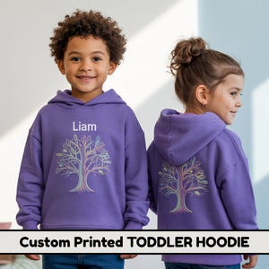 Custom Name Toddler Hoodie, Youth Hoodie, Back To School Type Hoodie, Add Your Text Here, Custom School Hoodie, Personalized Birthday Gift