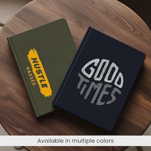 Custom Spiral Notebooks & Journals for your event, business, Birthday Gifts, conference, Personalized Gifts, or branded merchandise