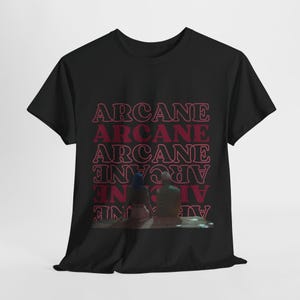 Jinx&Ekko Arcane T-Shirt, Gaming shirt, VideoGame Apparel, Moba Legend, LOL Tee, Unisex Shirt, Arcane Merch, Express Delivery available